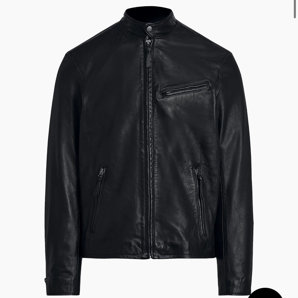 Polo Ralph Lauren
Lambskin Café Racer Jacket
